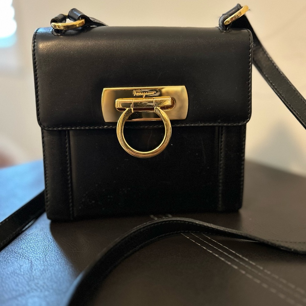 Salvatore Ferragamo Leather Crossbody Bag
